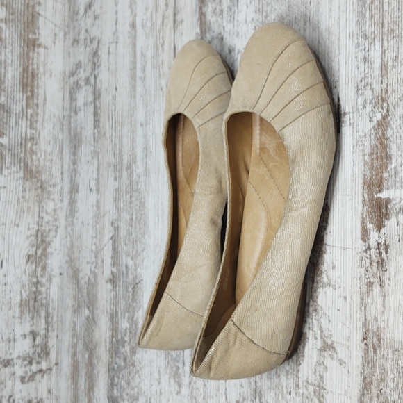 Earth Suede Leather Bellwether Ballet Flats - Picture 10 of 16